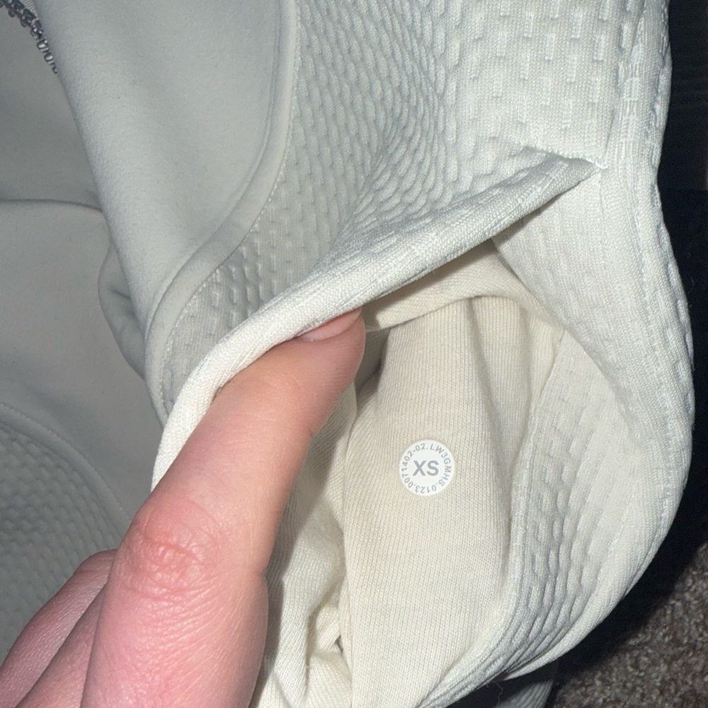 Lululemon Mixed Modal Pullover, Bone - Picture 8 of 8